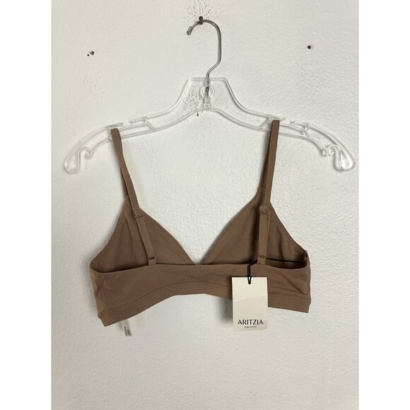 Aritzia Toasty Triangle Countour Bralette Size M New - Picture 4 of 11